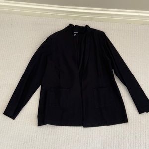 Eileen Fisher black jacket.
